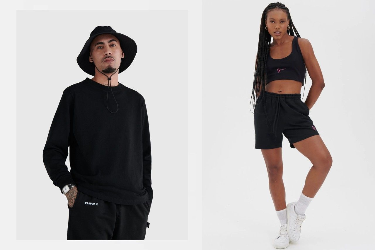 Look preto e branco