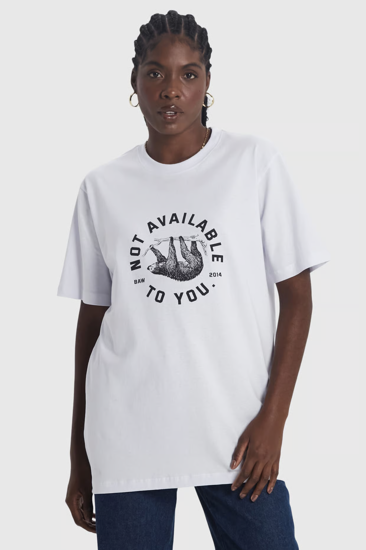 Camiseta branca BAW