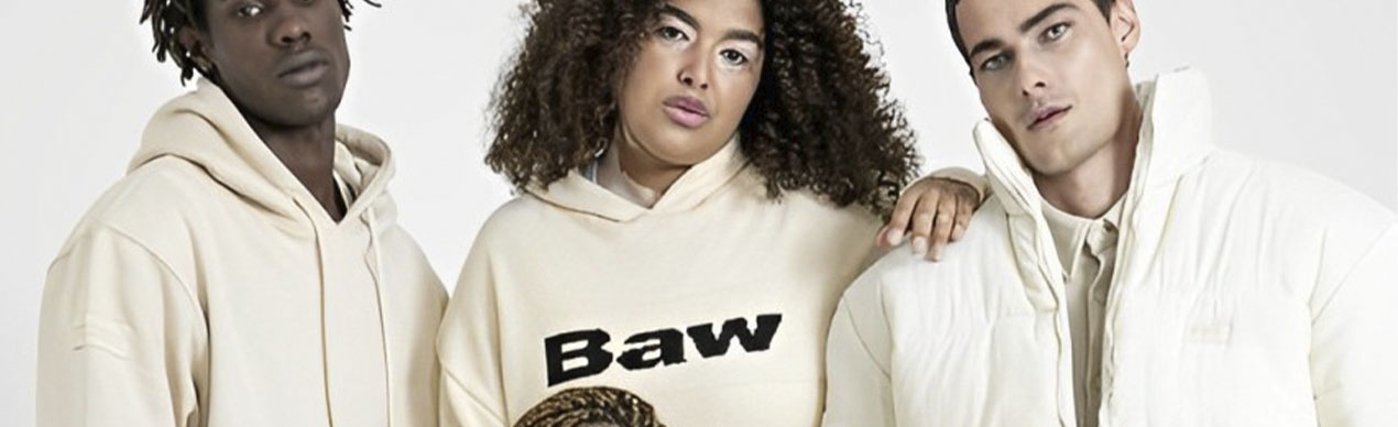 Grupo diverso em moda casual streetwear neutra